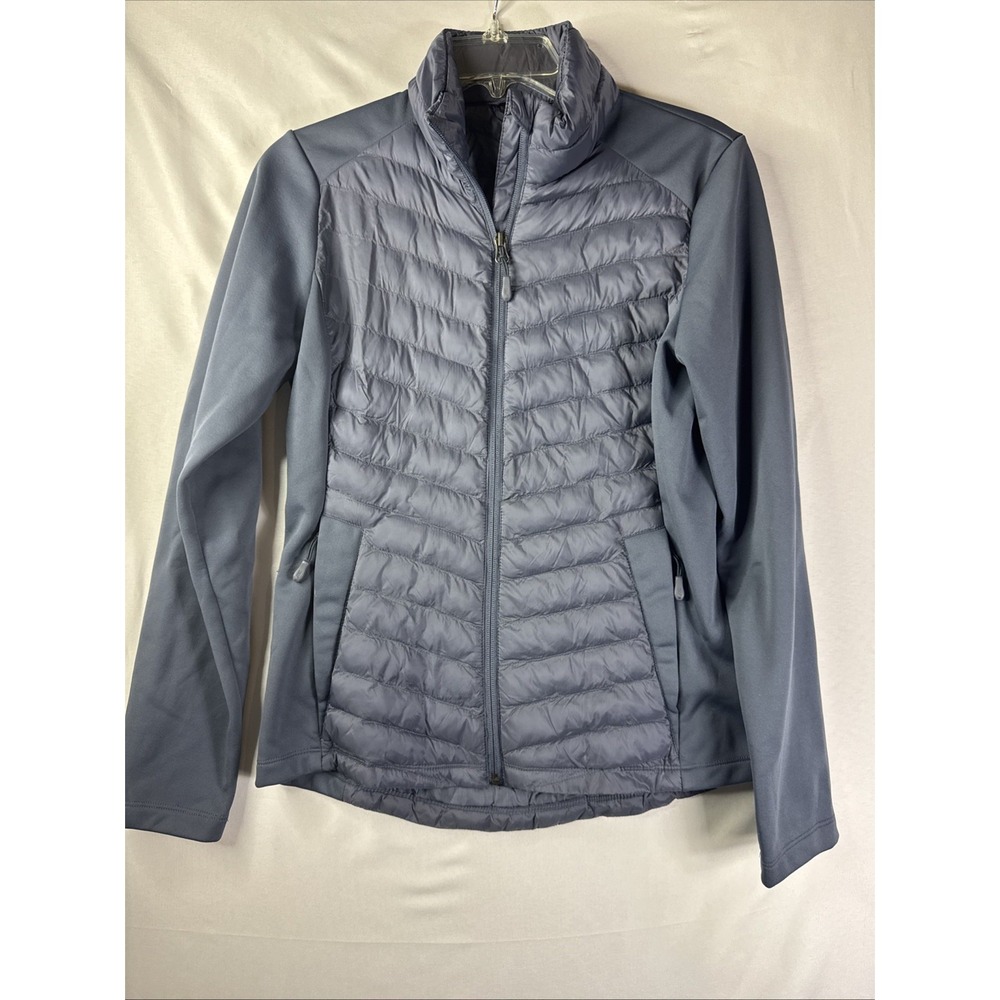 32 Degrees Heat Jacket Women's  XS Grey Insulated Full Zip Nylon Warm